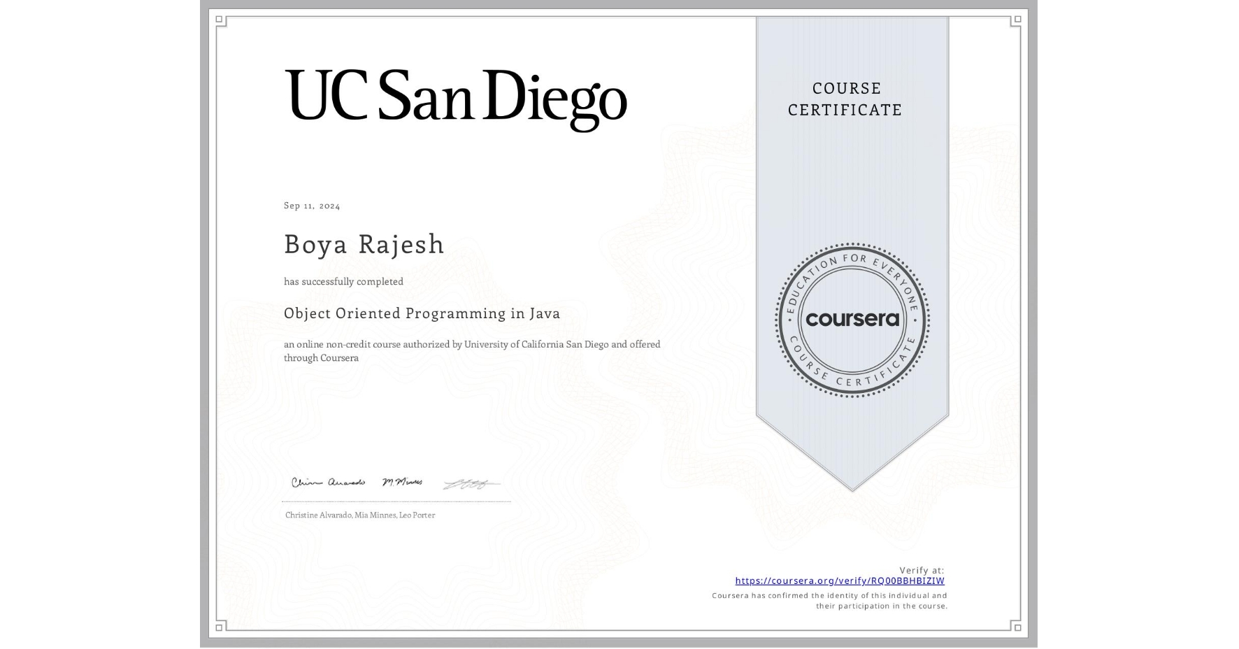Java Programming